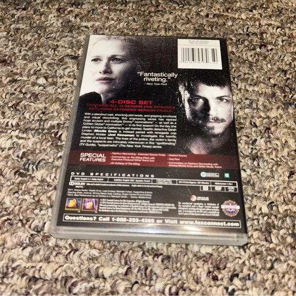 ~6/$10 MOVIES VHS/DVDS~ The Killing: The Complete First Season 1 (DVD, 2012 - Picture 4 of 5